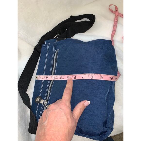 Kipling Madhouse Messenger Bag‎ Navy Blue Unisex Adjustable Strap - Picture 7 of 8